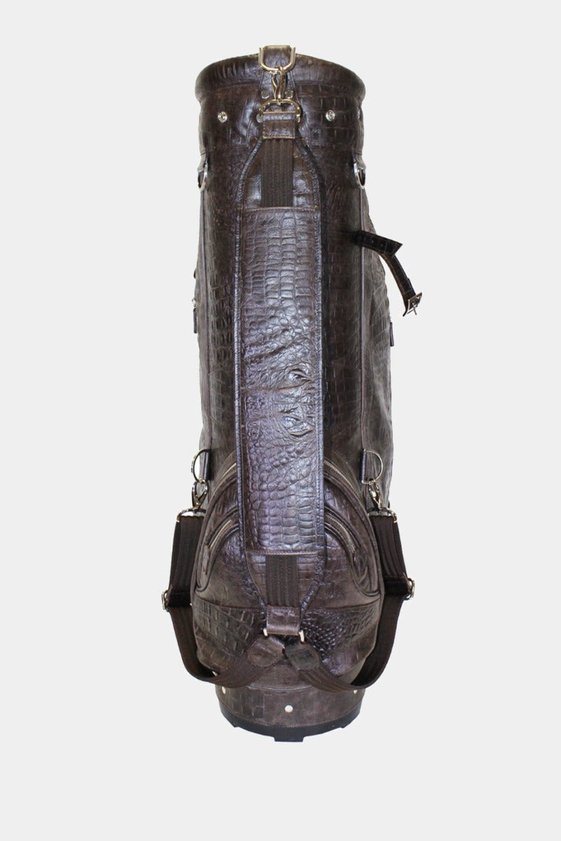 TERRIDA kožený golfový bag na vozík CROCO-golf bag-perdonahome