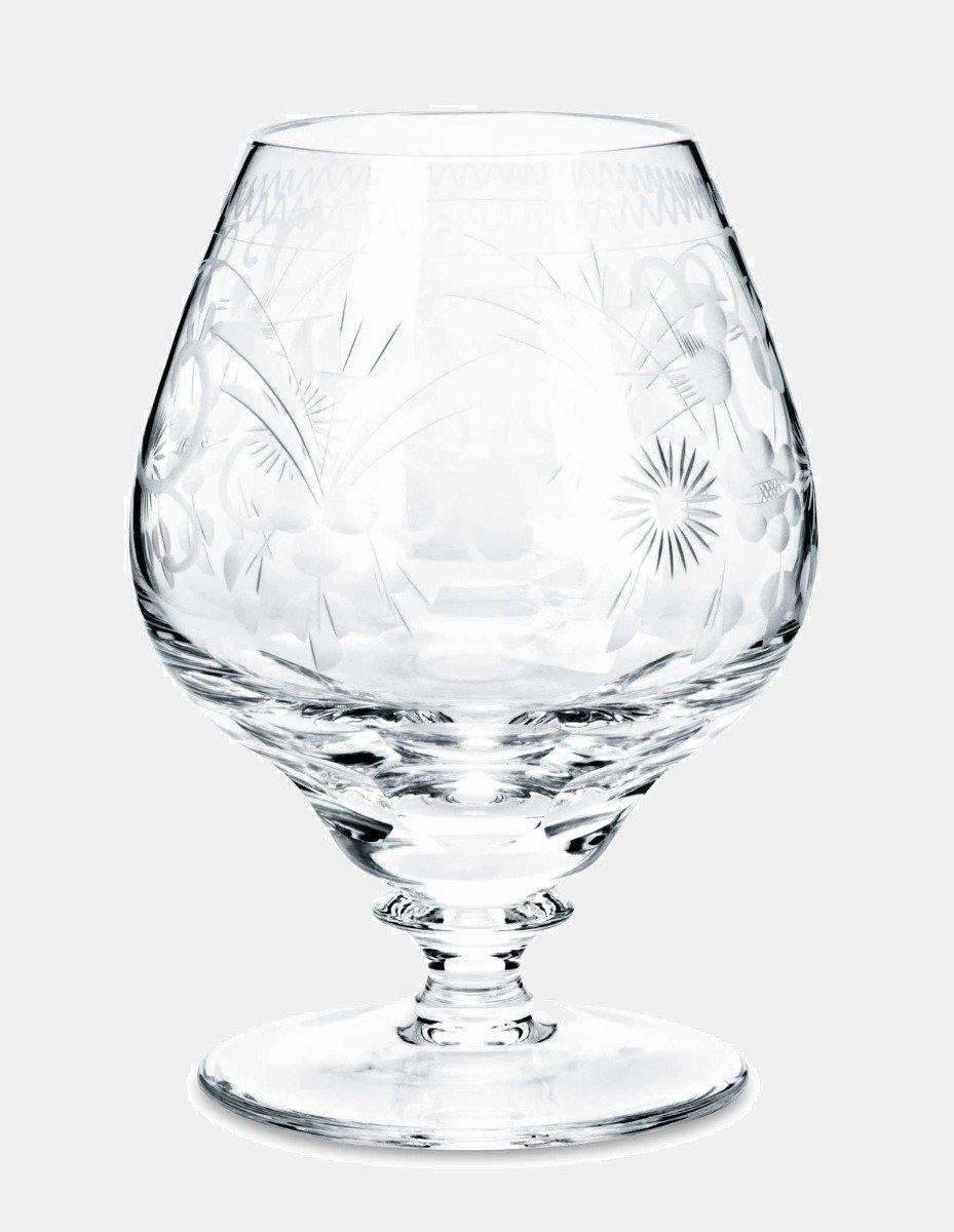 Broušená křišťálová sklenice na brandy CONCORD - Theresienthal - perdonahome