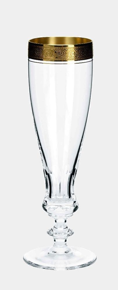 Broušená křišťálová sklenice na sekt CONCORD flétna - Theresienthal - perdonahome