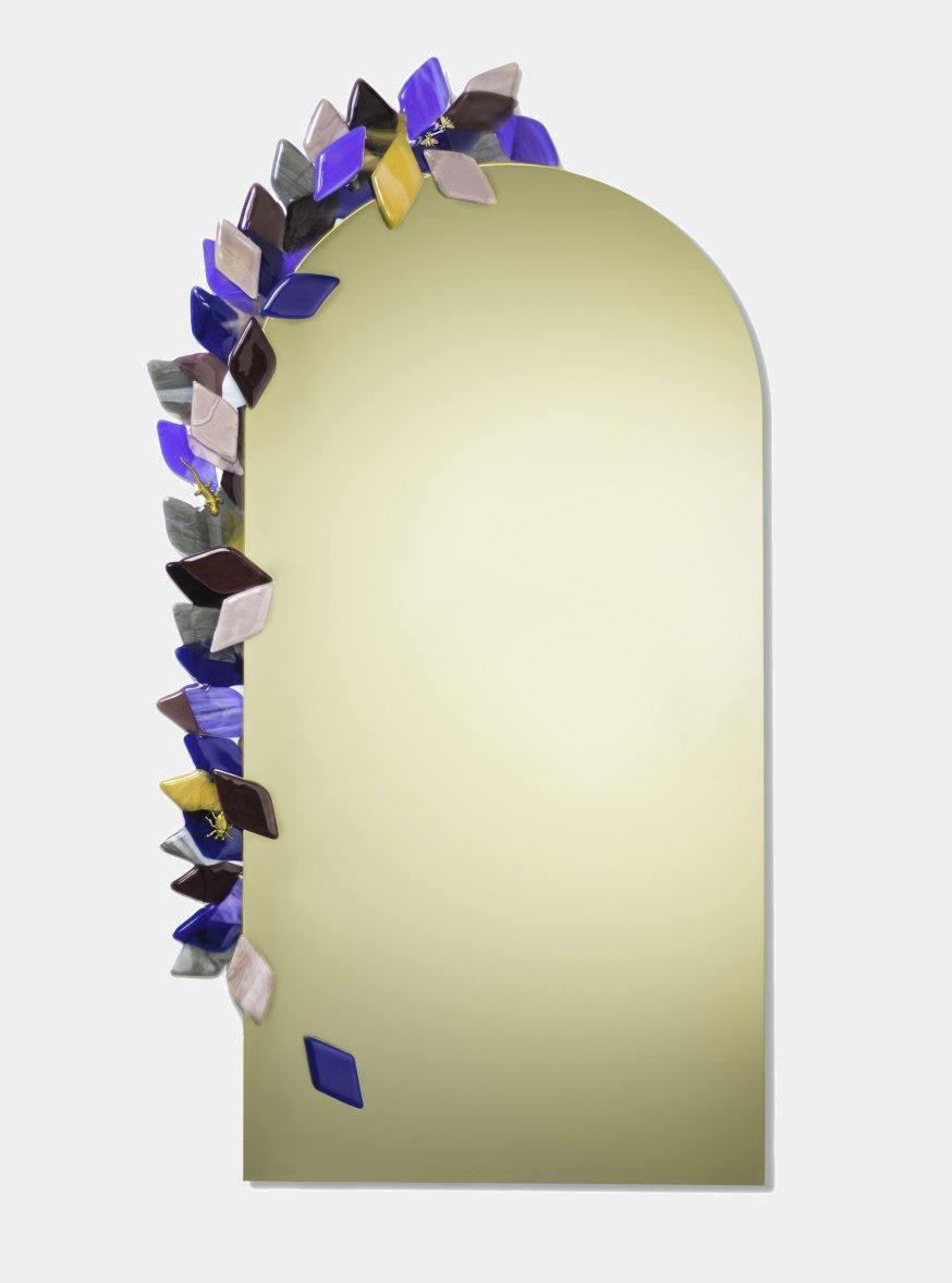 Zrcadlo Foliage klenuté - Vetrofuso - perdonahome