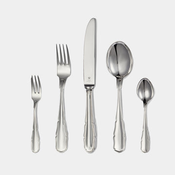 WSM Stříbrný příbor HOFBURG - 925 Sterling Silver - sada 5 ks