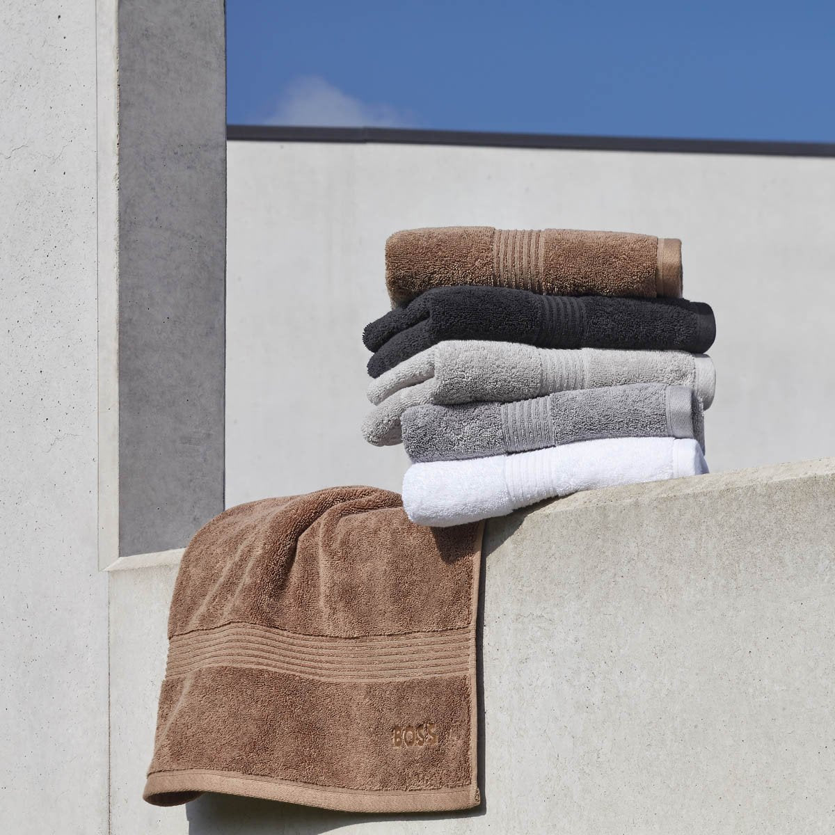 Luxusní froté ručníky z egejské bavlny 700 gr/m2 BOSS LOFT COOL GREEN