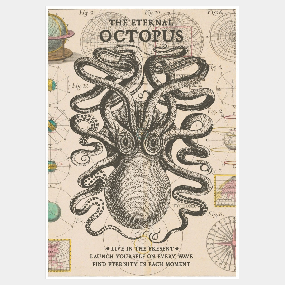 Coreterno obraz - tisk na papíře The Astroctopus