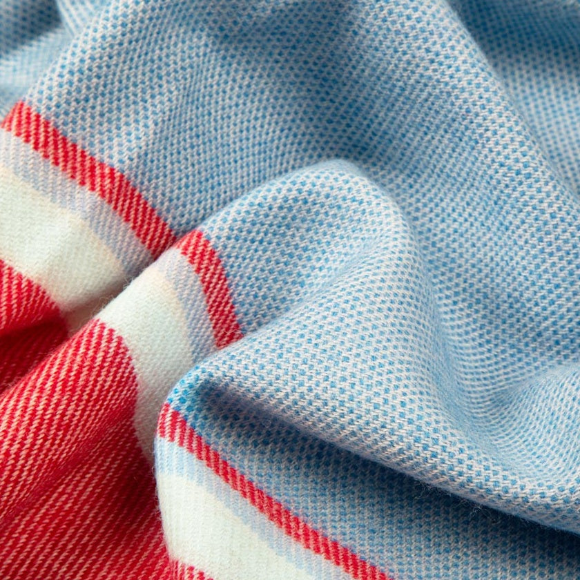 Dětská deka 100% Merino – Pohádky na dobrou noc - modrá