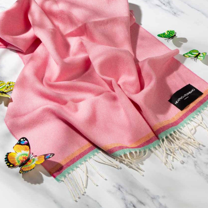 Dětská deka 100% Merino – Pohádky na dobrou noc - flamingo