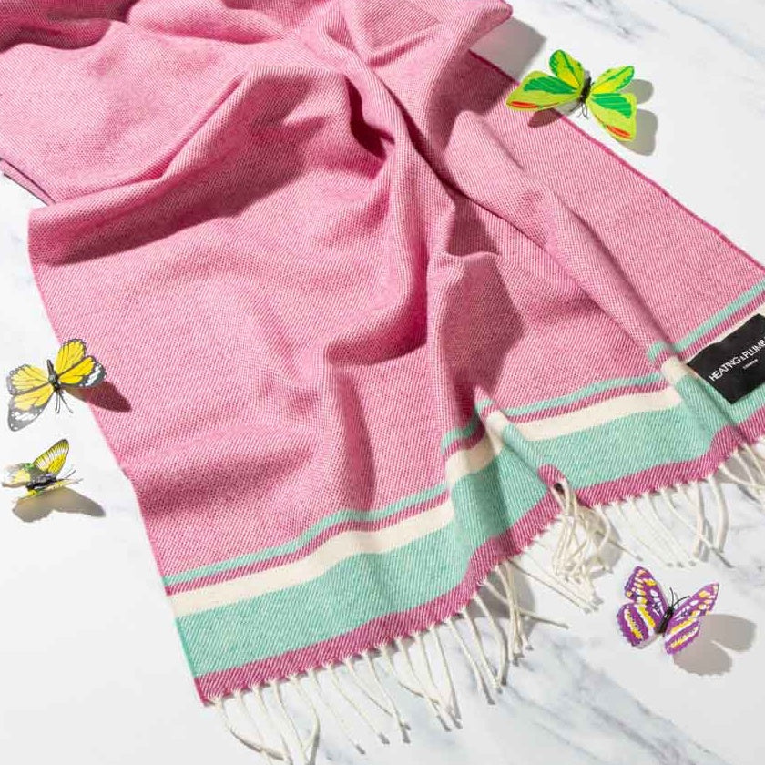 Dětská deka 100% Merino – Pohádky na dobrou noc - pink