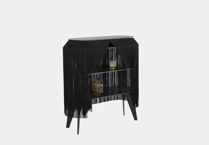 IBRIDE designová skříňka kabinet BABY ALPAGA černá