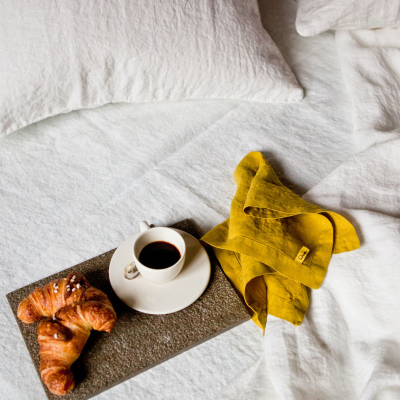 Once Milano lněné napínací prostěradlo