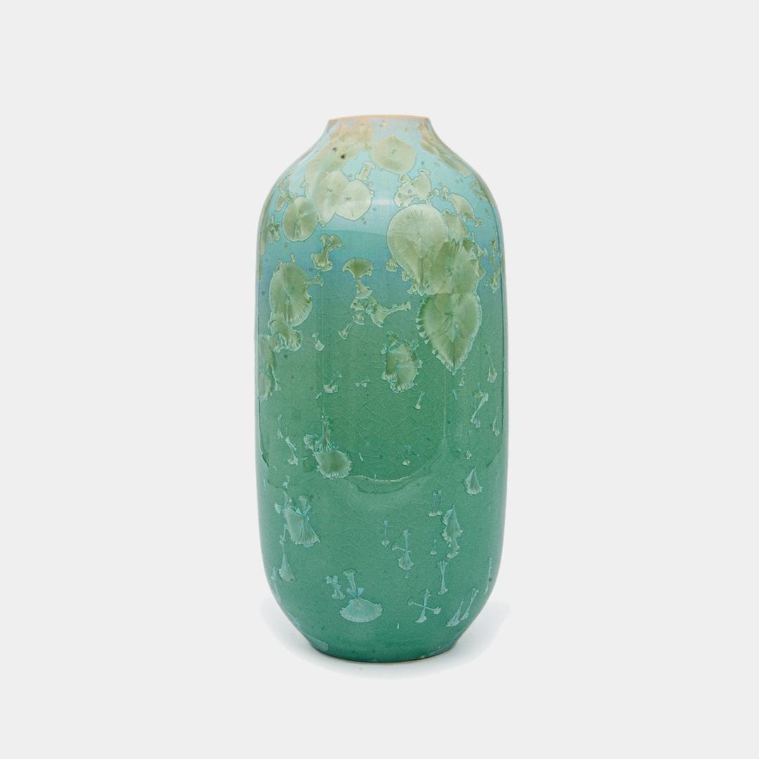 Plody Erlanu malá kameniová váza Silueta No. 1 zelená