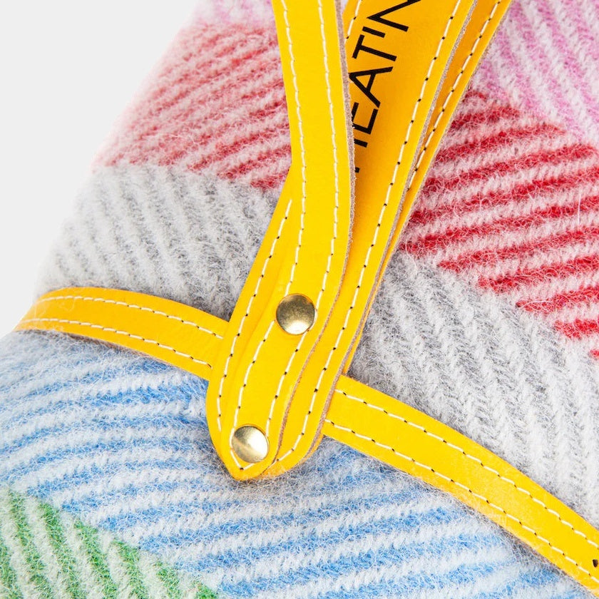 Pikniková deka voděodolná z čisté vlny Rainbow